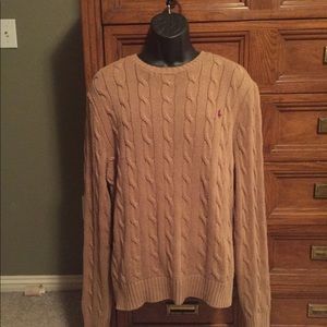 Polo Cable knit sweater NWOT❤️